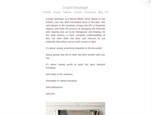Tablet Screenshot of crystalneubauer.com